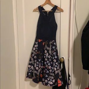 ted baker floral dress - size 1